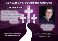 Ovogodišnju korizmenu duhovnu obnovu za mlade predvodi dr.sc. fra Ante Vučković!